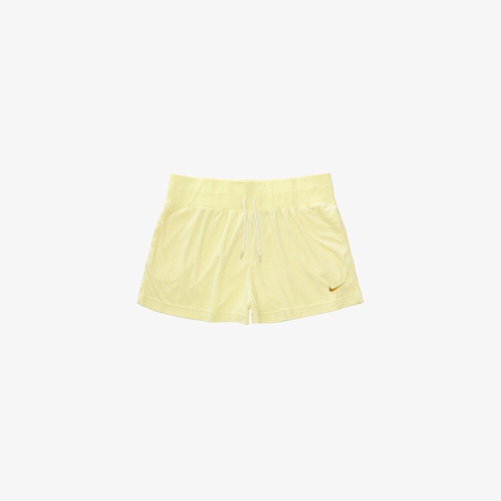 Nike Light Yellow Velour/Jersey Athletic Shorts 🍋💛